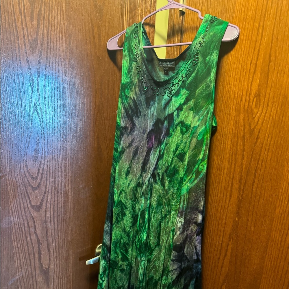 - Brand new maxi dress free size plus nwot